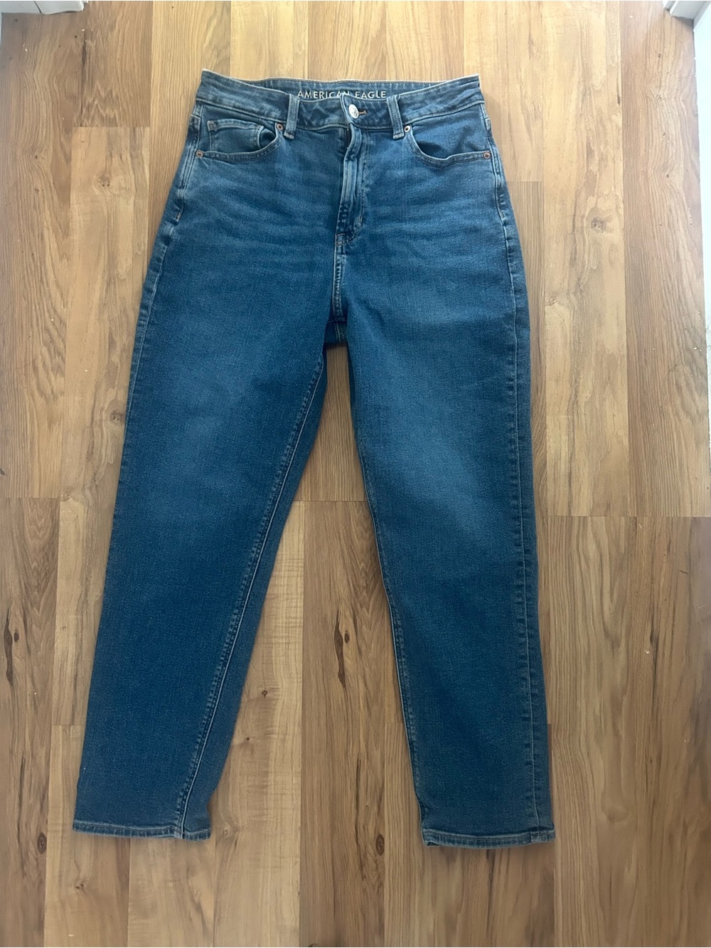 American Eagle Outfitters Blue Denim Jeans - Interior View